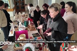 Klienti Santé představili svou tvorbu na tradiční vánoční výstavě