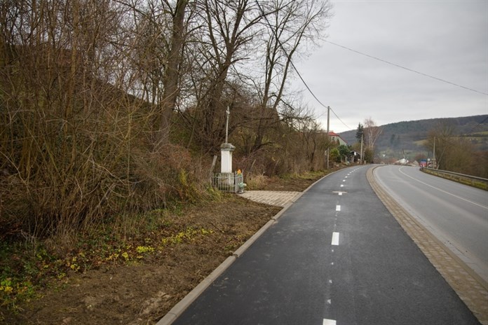 Cyklostezka propojující Polichno s Újezdcem je hotová