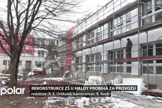 Ostravská ZŠ U Haldy se modernizuje za provozu, část školy teď působí v náhradních prostorách