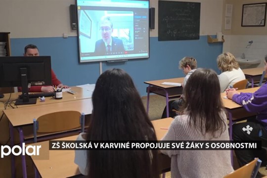 ZŠ Školská v Karviné propojuje své žáky s osobnostmi z různých oborů, děti velmi inspirují