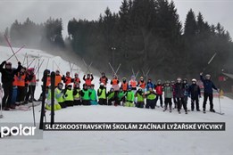 Slezskoostravským školám začínají lyžařské výcviky, první už má za sebou Bohumínská