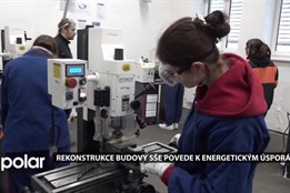Rekonstrukce budovy SŠE, po několika měsících už škola sčítá energetické úspory