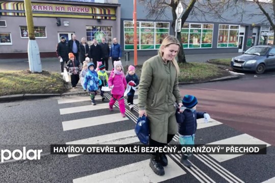 Havířov otevřel další bezpečný oranžový přechod