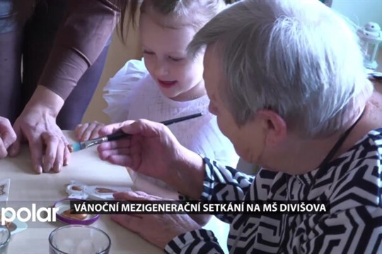 Vánoční mezigenerační setkání na MŠ Divišova potěšilo všechny přítomné