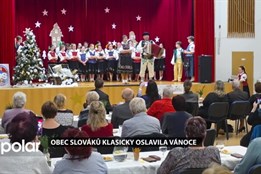 Obec Slováků klasicky oslavila Vánoce svým srazem a vystoupením folklorního souboru