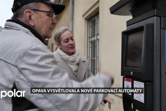 Opava učí řidiče pracovat s novými parkovacími automaty a vyhnout se tak pokutám