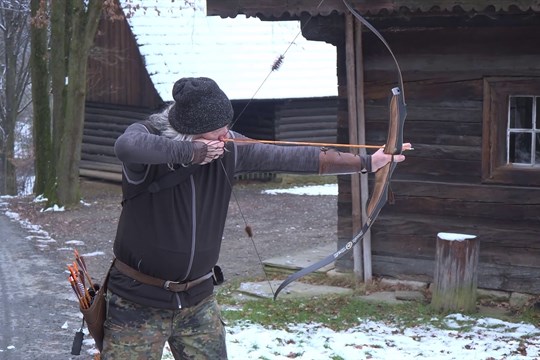 Valašská dědina se proměnila v lukostřeleckou arénu