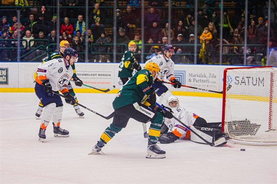 Zlín bral v Přerově jen bod, Vsetín nasázel Litoměřicím osm branek
