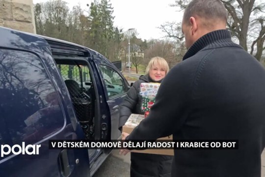 V dětském domově dělají radost i Krabice od bot