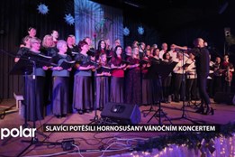Slavíci potěšili Hornosušany vánočním koncertem
