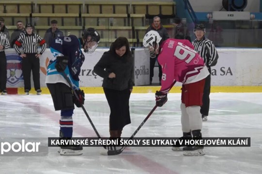 Střední školy se mezi sebou utkaly v předvánočním hokejovém klání, akci organizovali studenti