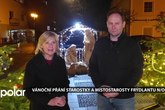 Vánoční přání starostky a místostarosty Frýdlantu nad Ostravicí