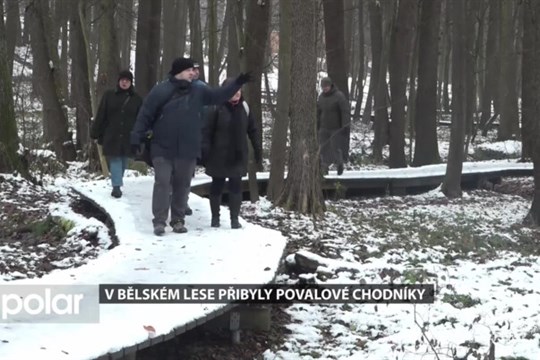 V Bělském lese přibyly další povalové chodníky