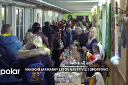 Vánoční jarmarky letos navštívili i sportovci a hvězdy karvinské házené i fotbalu