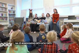 Na ZŠ Borovského děti učily děti v rámci předvánoční akce na podporu čtenářské gramotnosti