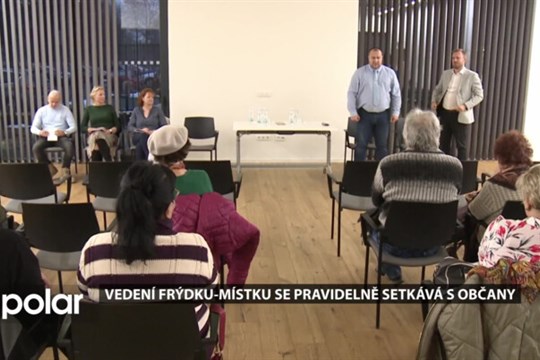 Občané Frýdku-Místku mají možnost se setkat s vedením města