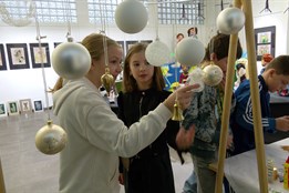 Slovácké muzeum pozvalo děti na vánoční dílničky