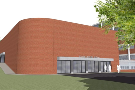 U zlínského gymnázia vyroste moderní sportovní hala