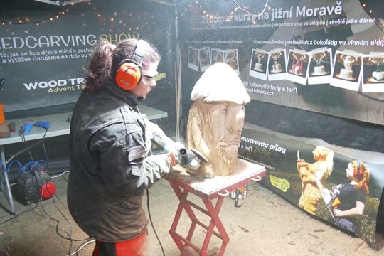 Do Napajedel zavítala speciální Vánoční vesnička