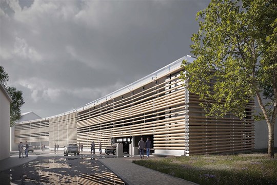 V centru Valašského Meziříčí má vyrůst třípodlažní parkovací dům