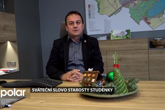 Sváteční slovo a novoroční pozdrav starosty Studénky Libora Slavíka