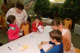 Pohádkové čtení nabídlo i ukázku vánočních zvyků na Slovácku