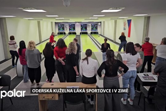 Oderská kuželna láká sportovce i v zimě, nabízí různé aktivity