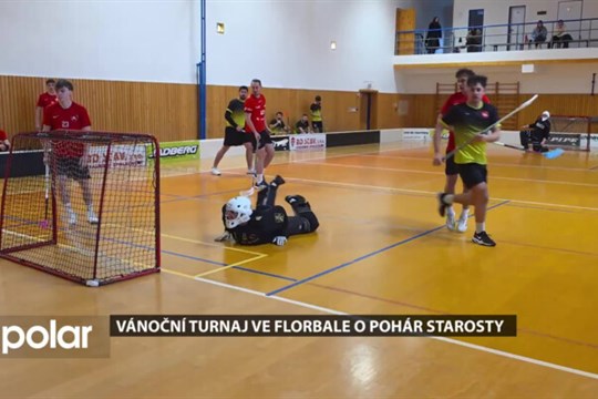V Palkovicích se hrál vánoční florbalový turnaj o pohár starosty