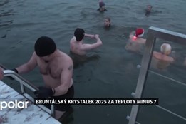 Bruntálský krystalek 2025 - setkání otužilců  na bruntálském Kobylím rybníku