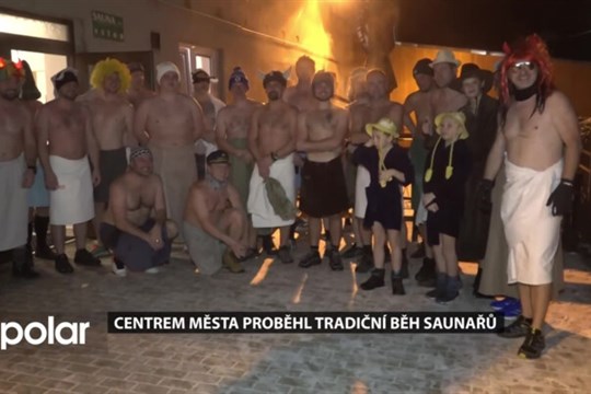 Centrem Bruntálu proběhl tradiční Běh saunařů 2025