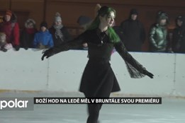 Boží hod na ledě v centru města byl první takovou akcí v historii Bruntálu