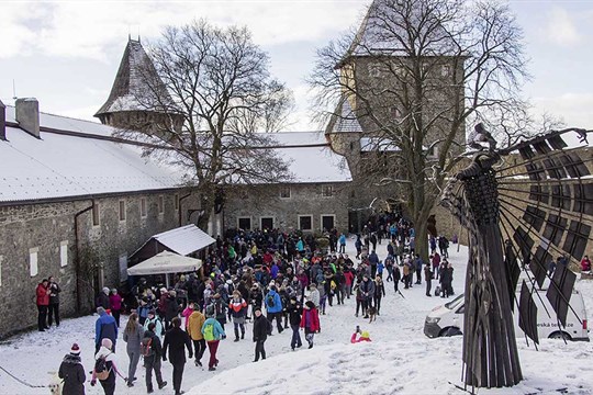 Novoroční výstup na hrad Helfštýn