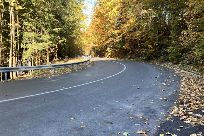 Silnice přes Soláň je po rekonstrukci hotová