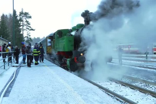 Zubačka nabídla vánoční jízdy