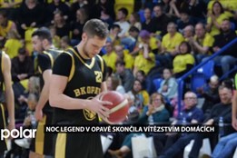 Basketbalová Noc legend v Opavě skončila vítězstvím domácích