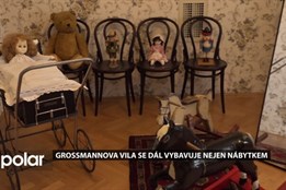Ostravská Vila Grossmann se ještě dovybavuje dobovým nábytkem i textiliemi