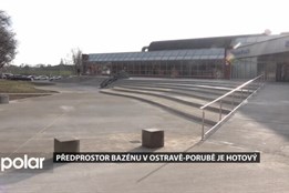 Předprostor krytého bazénu v Ostravě-Porubě je hotový