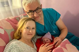 Prvním letošním miminkem ve Zlínském kraji je Anička. Na svět přišla 15 minut po půlnoci ve Valašském Meziříčí