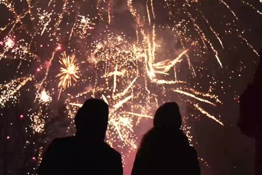 Stráž nad Nisou měla novoroční ohňostroj