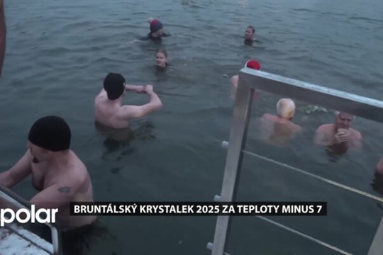 Bruntálský krystalek 2025 doprovodila mrazivá teplota