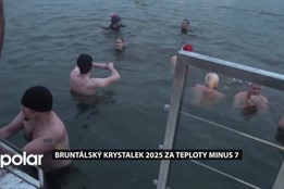 Bruntálský krystalek 2025 doprovodila mrazivá teplota