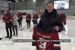 Novojičínskému hokeji blahopřál i bývalý hráč  zdejšího klubu a prezident svazu Alois Hadamczi
