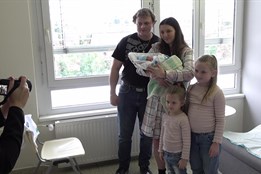 První miminko Olomouckého kraje roku 2026 se narodilo v Prostějově