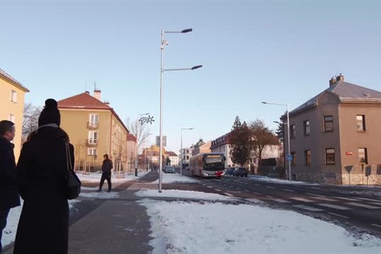 Ulice Víta Nejedlého v Mnichově Hradišti je opravená