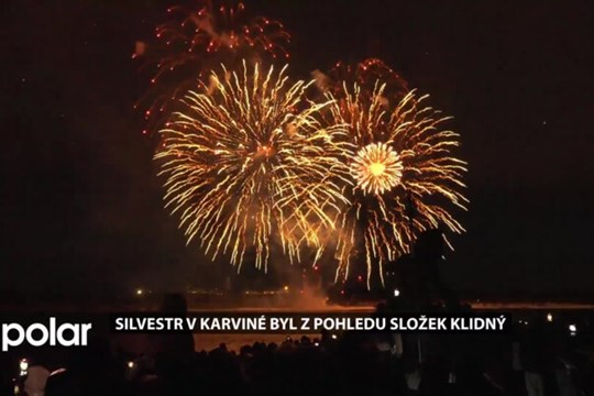 Silvestr v Karviné byl z pohledu složek klidný, lidé byli poměrně ukáznění a nenastalo velké zranění
