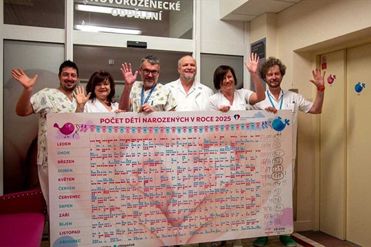 Fakultní nemocnice Olomouc: V roce 2025 více narozených dětí a porodů