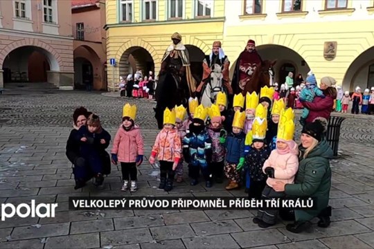 Velkolepý průvod připomněl příběh Tří králů