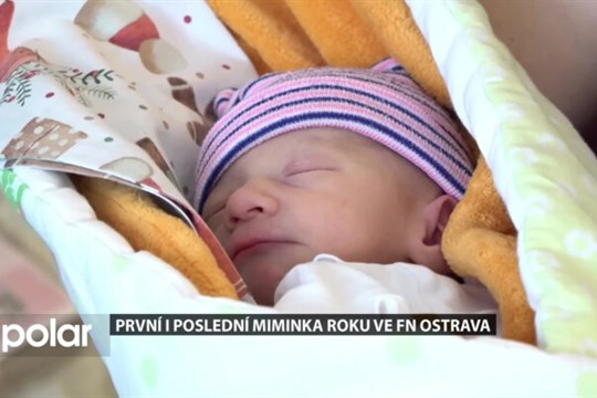 První i poslední miminka roku přivítali ve FN Ostrava, jmenují se Madlen, Laura a Tamara