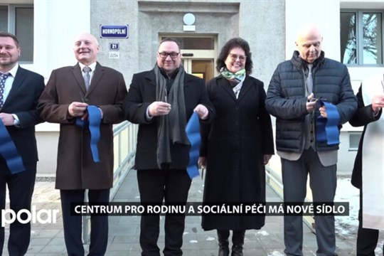 Centrum pro rodinu a sociální péči v Ostravě má nové zázemí za 61 miliónů