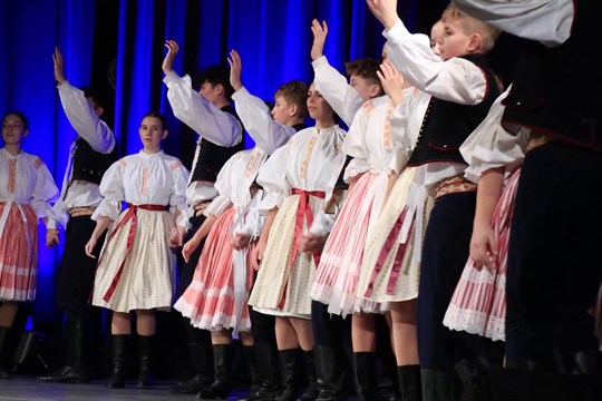 Na Štěpánské zábavě vystoupily všechny veselské folklorní soubory